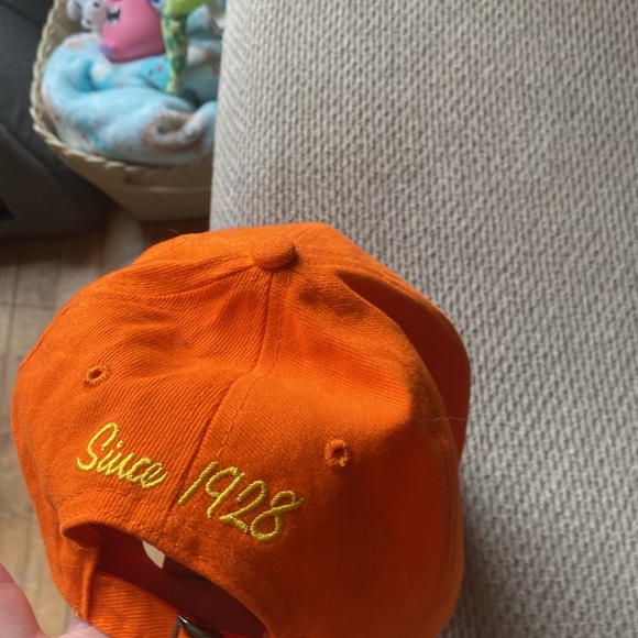 I am selling a Reesie‘s hat, size medium adults that is orange, brown, - Picture 2 of 5